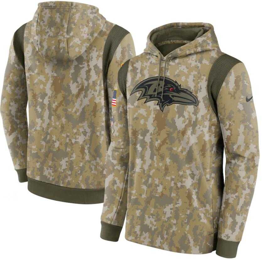Men's Baltimore Ravens Nike Camo 2021 Salute To Service Therma Performance Pullover Hoodie,We sell and wholesale Men's Baltimore Ravens Nike Camo 2021 Salute To Service Therma Performance Pullover Hoodie on line form chian!